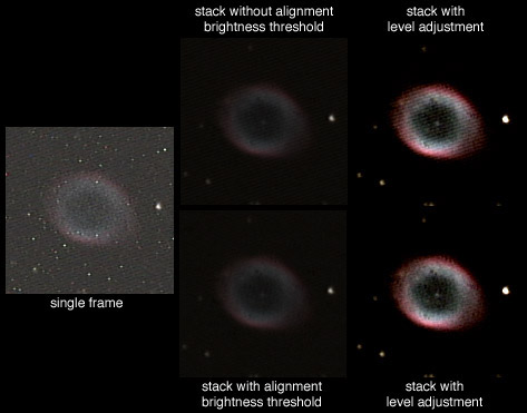 alignment brightness threshold EXAMPLE